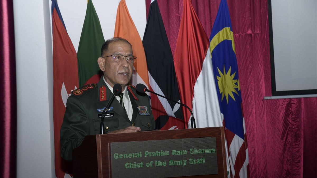 The international, regional and national security environment is on stir: Nepali Army Chief