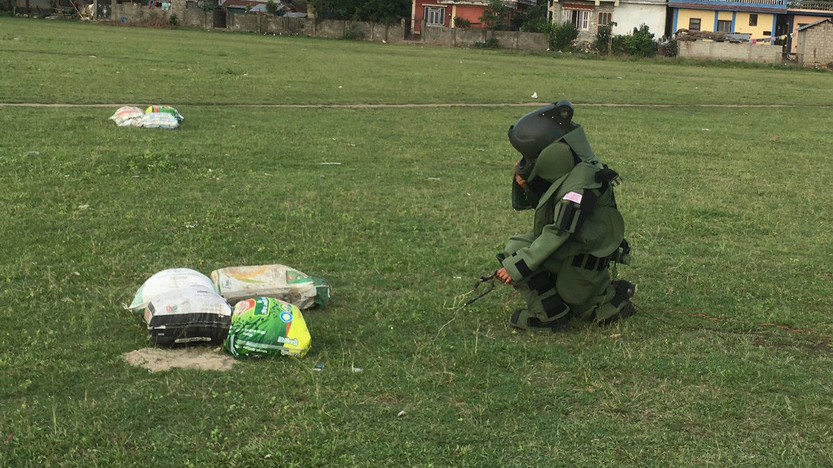 NA defuses explosive material found at Surahi rivulet