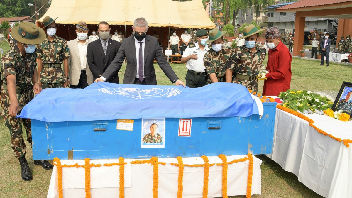 UN honors Nepali peacekeepers shot dead by rebels in Congo