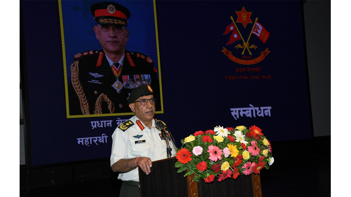 CoAS Sharma completes a year at helm of Nepali Army