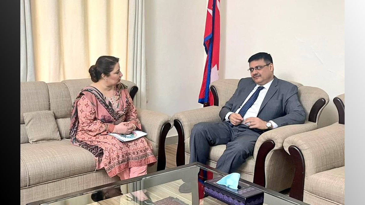 Nepal Ambassador to Pakistan meets NA member of Pakistan