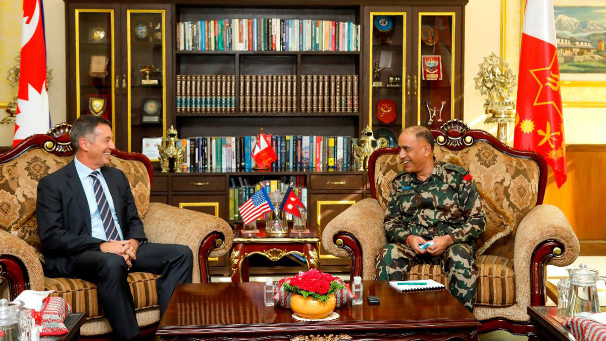 Meeting between  COAS Sharma and American Ambassador Berry 