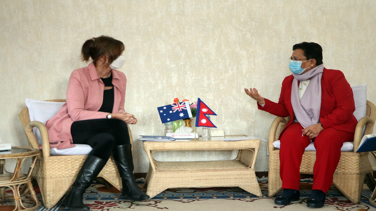 Australian Ambassador calls on Energy Minister Bhusal