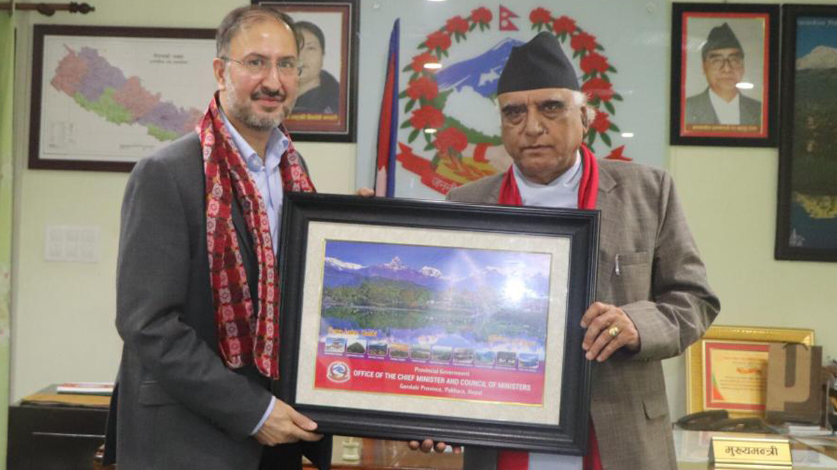 Pakistani Ambassador calls on Chief Minister Pokharel