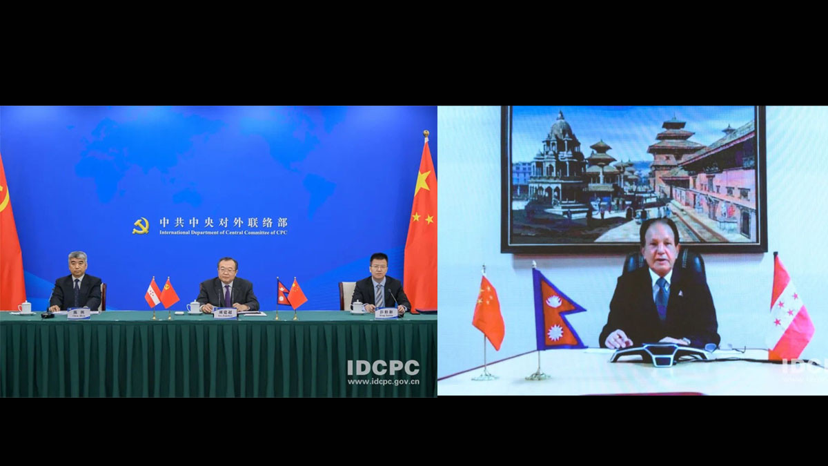 Discussion between the Foreign Minister and the Foreign Minister of the Chinese Communist Party