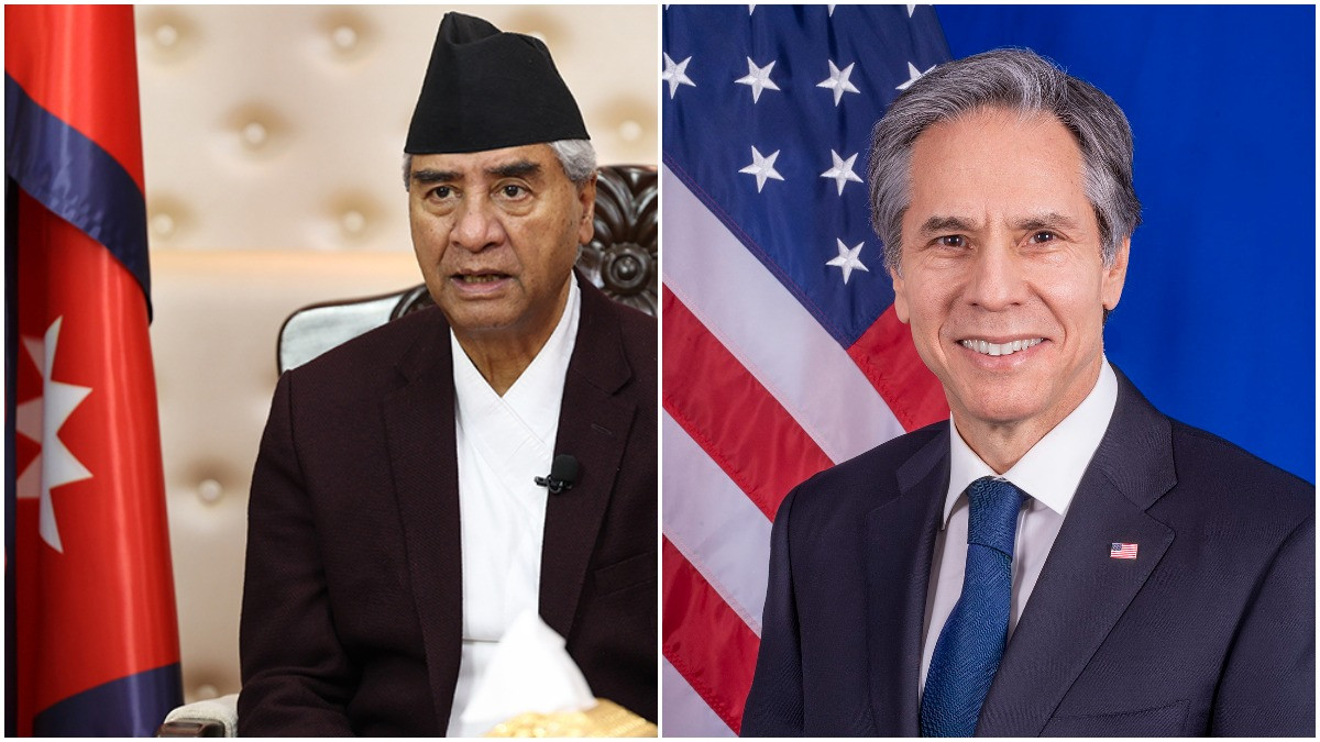 Talks held between US Secretary of State and PM Deuba to discuss Russia-Ukraine crisis