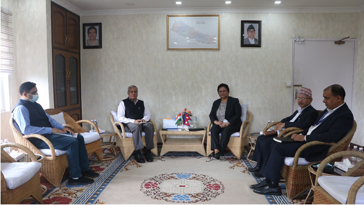 Indian ambassador pays courtesy call on Energy Minister