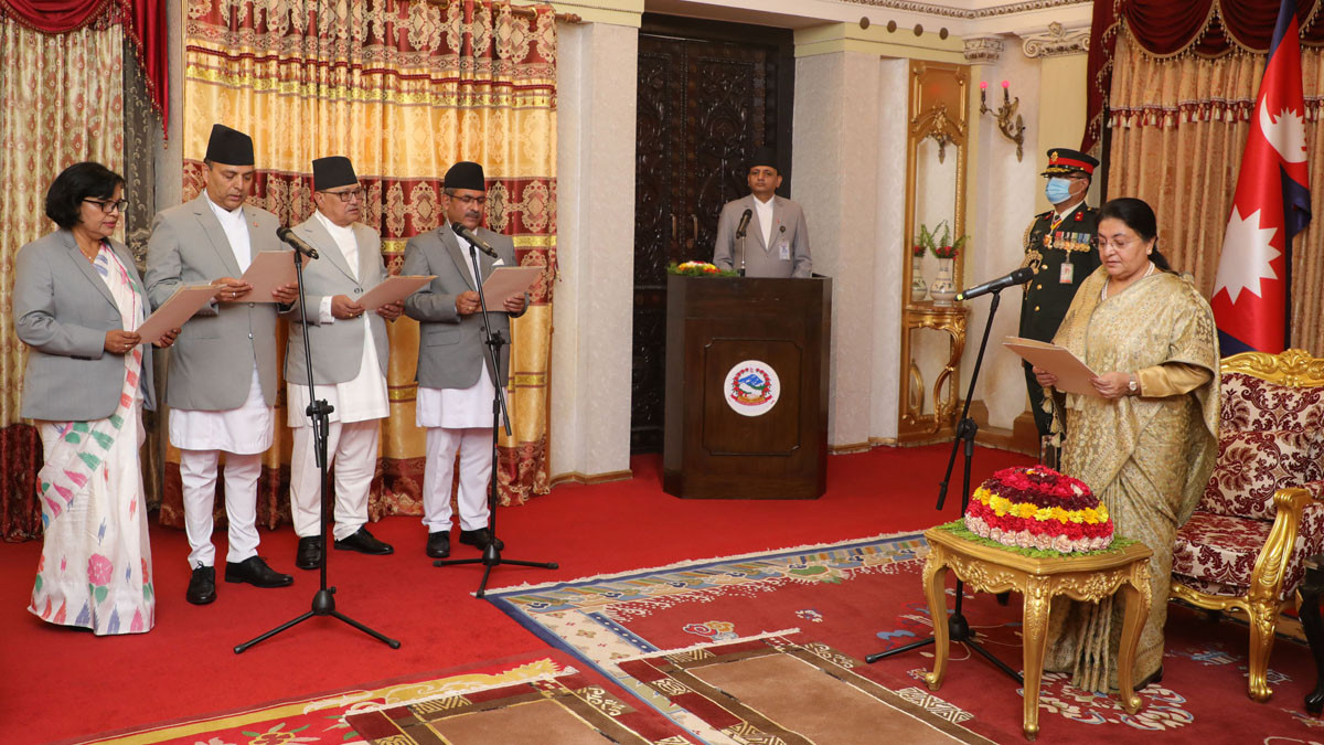 Four ambassadors take oath before President