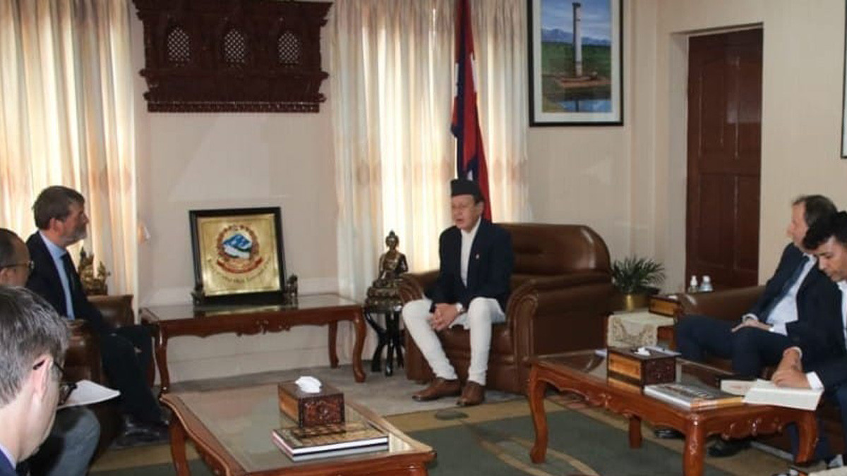 French parliamentary delegation calls on Foreign Affairs Minister Dr Khadka