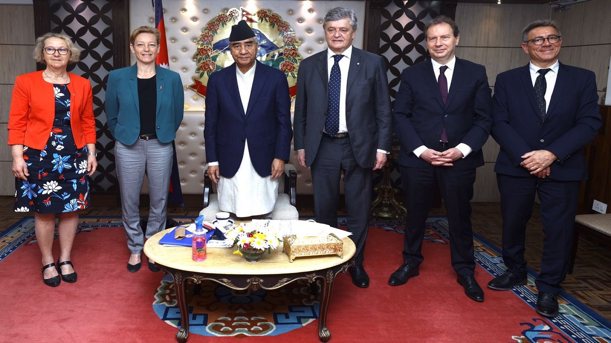 French delegation of lawmakers calls on courtesy call on PM Deuba