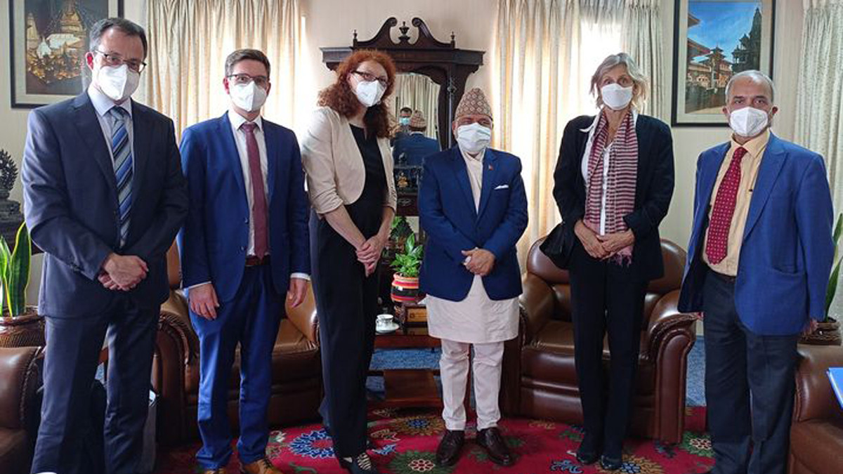 High officials of the German government focused on development, technology and cooperation visited Nepal