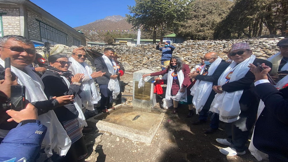 India handover drinking water supply project to Solukhumbu locals