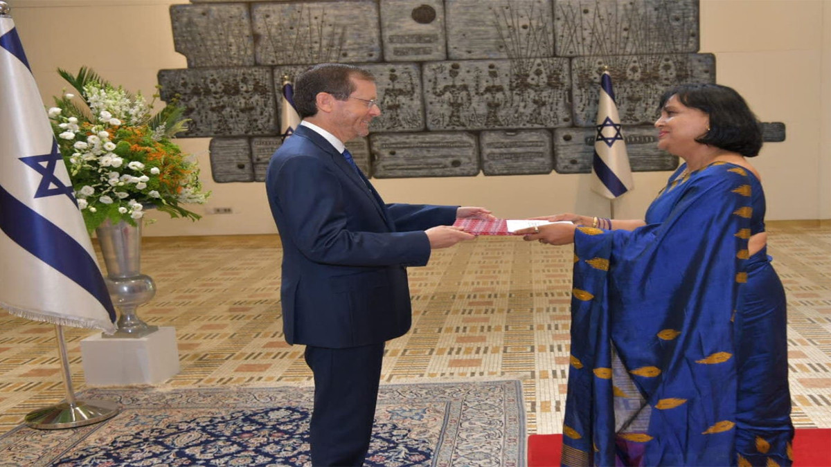 Nepal Ambassador to Israel Presents her "Letter of Credence" to President of the State of Israel