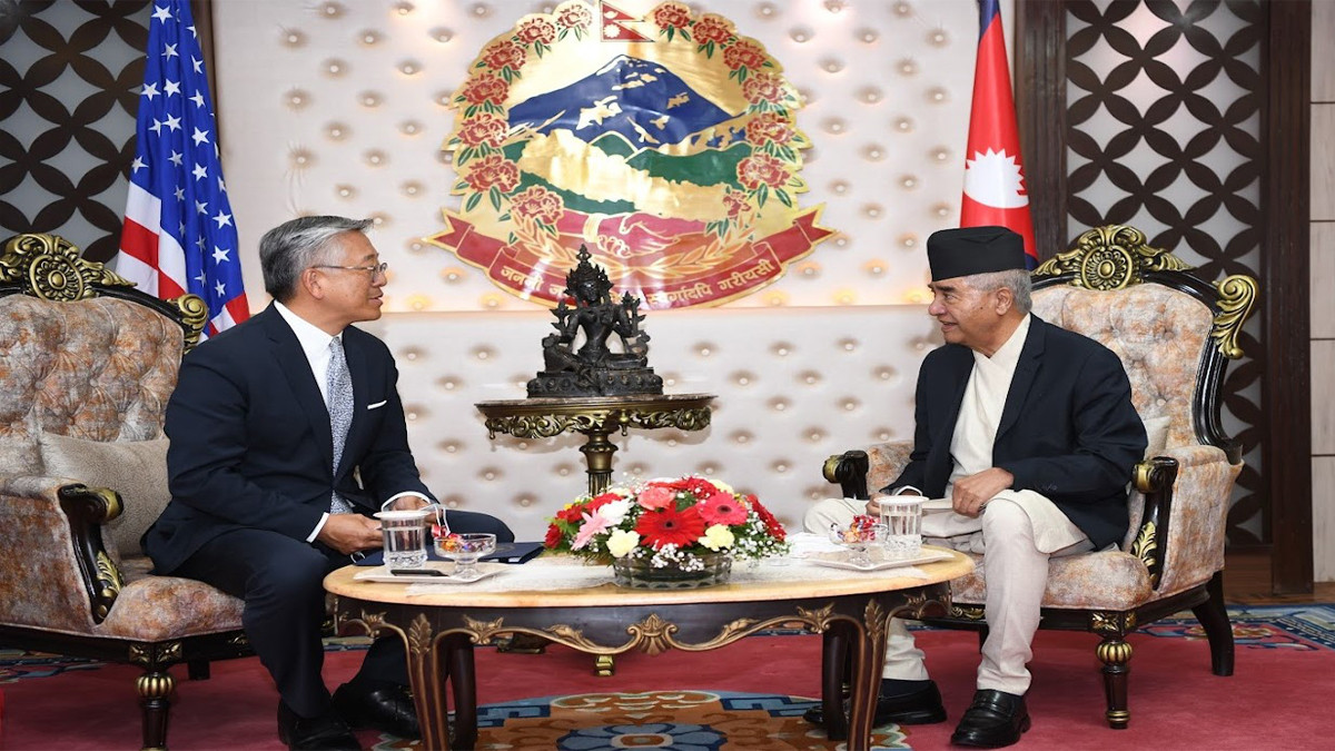 US Assistant Secretary Lu meets PM Deuba