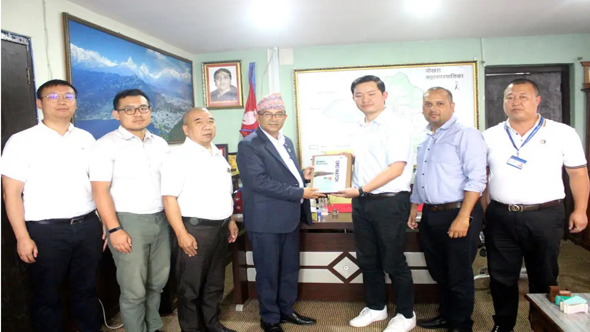 Delegation from Kunming City calls on Pokhara mayor Acharya