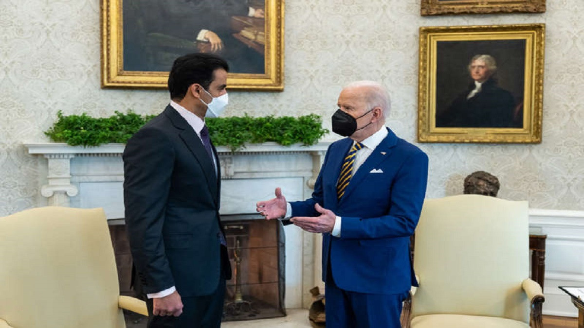 US President Biden and Amir of Qatar reassure promoting security in the Gulf and middle-east - Qatar designated a major non-NATO ally of the US