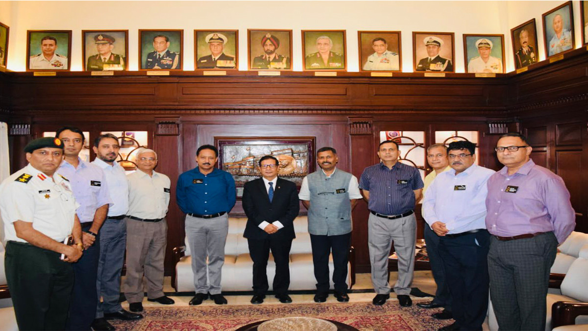 Nepali Ambassador to India interacted with  NDC course participants of National Defence College