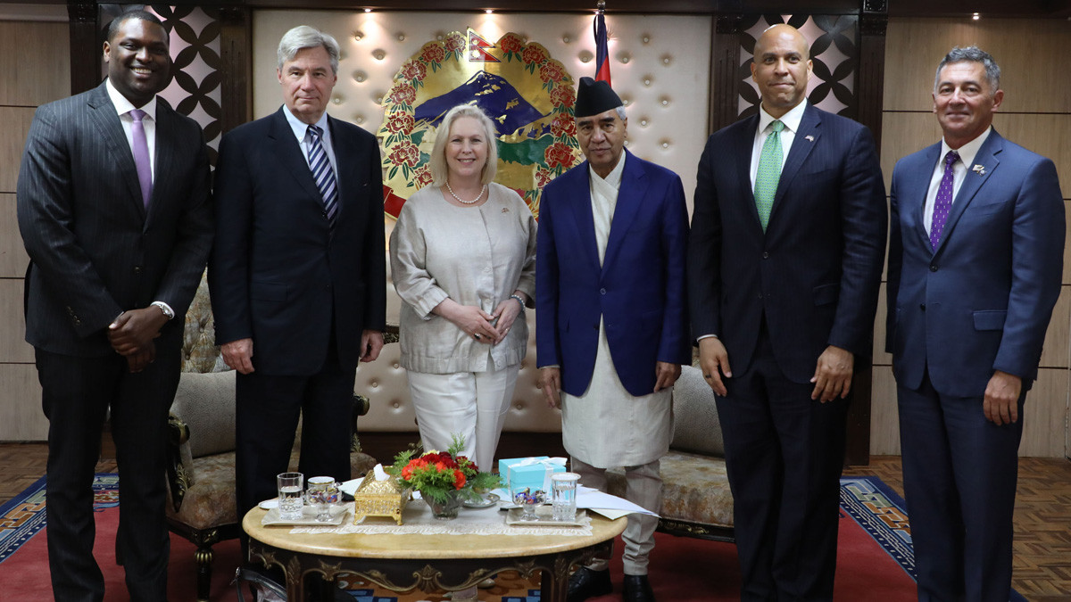 US congressional delegation pays courtesy call on PM Deuba