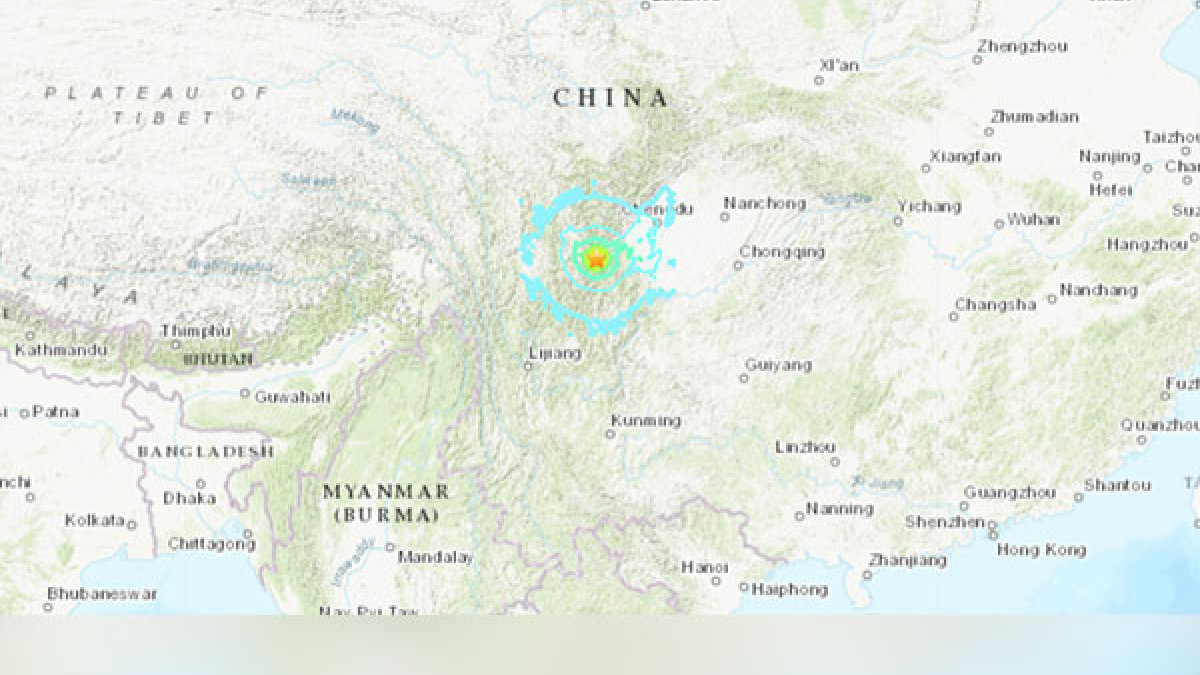 6.8 magnitude earthquake hits China's Sichuan province