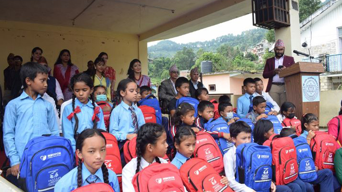 Himani Trust donates educational materials to over 3,700 students of Gorkha