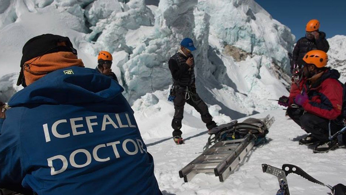 Icefall doctors reach Mt Everest Base Camp