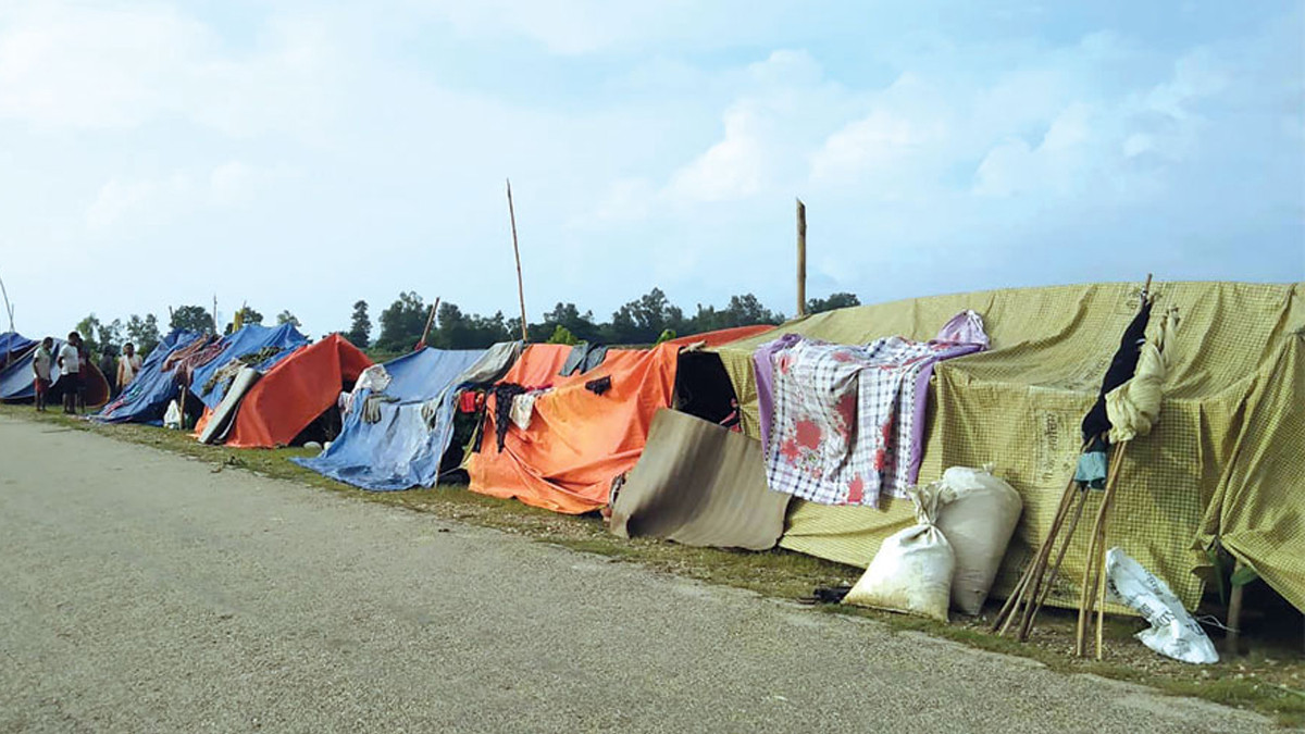 Kailali flood survivors face hunger, disease risk, mothers worry about children