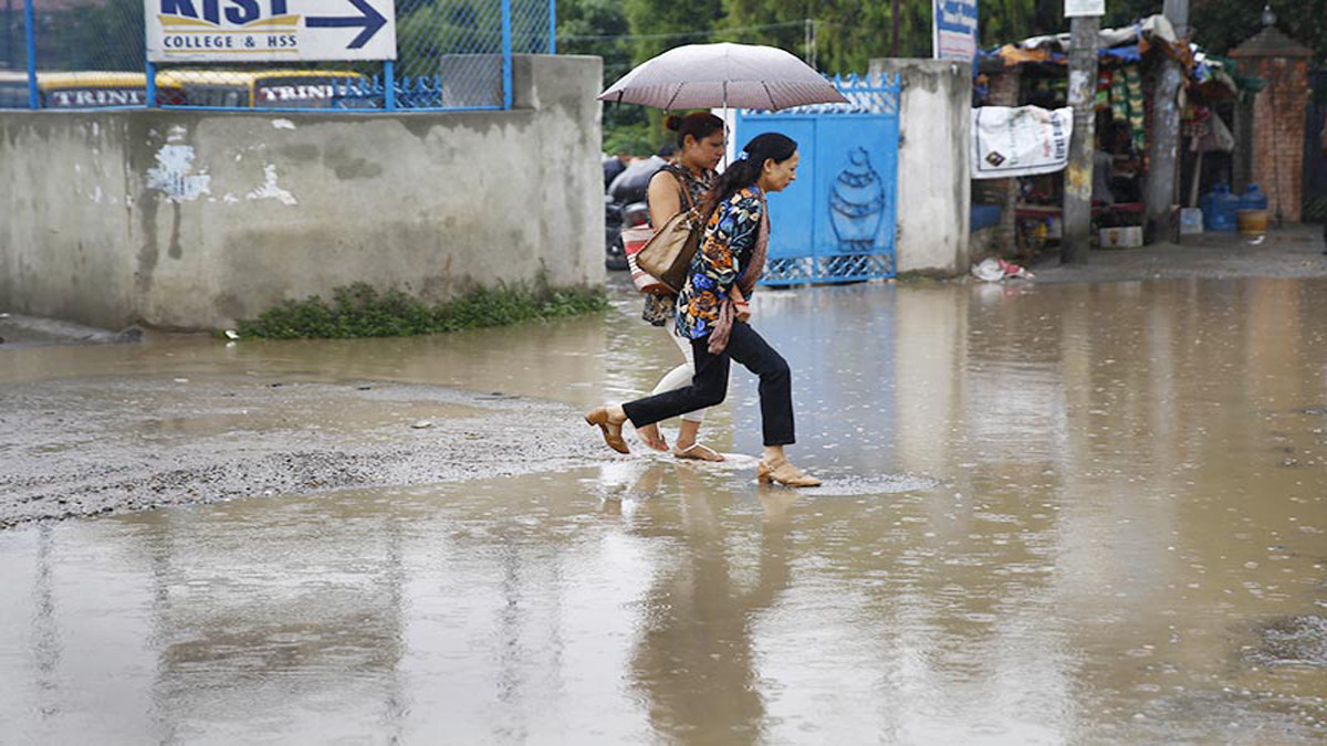 Possibility of rainfall in most places today and tomorrow