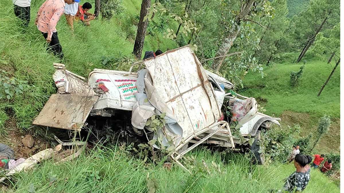 Five people killed in a Jeep accident in Darchula