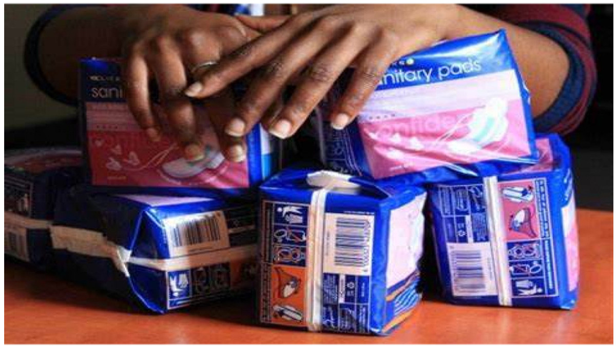 Sanitary pads ditributed to women prisoners