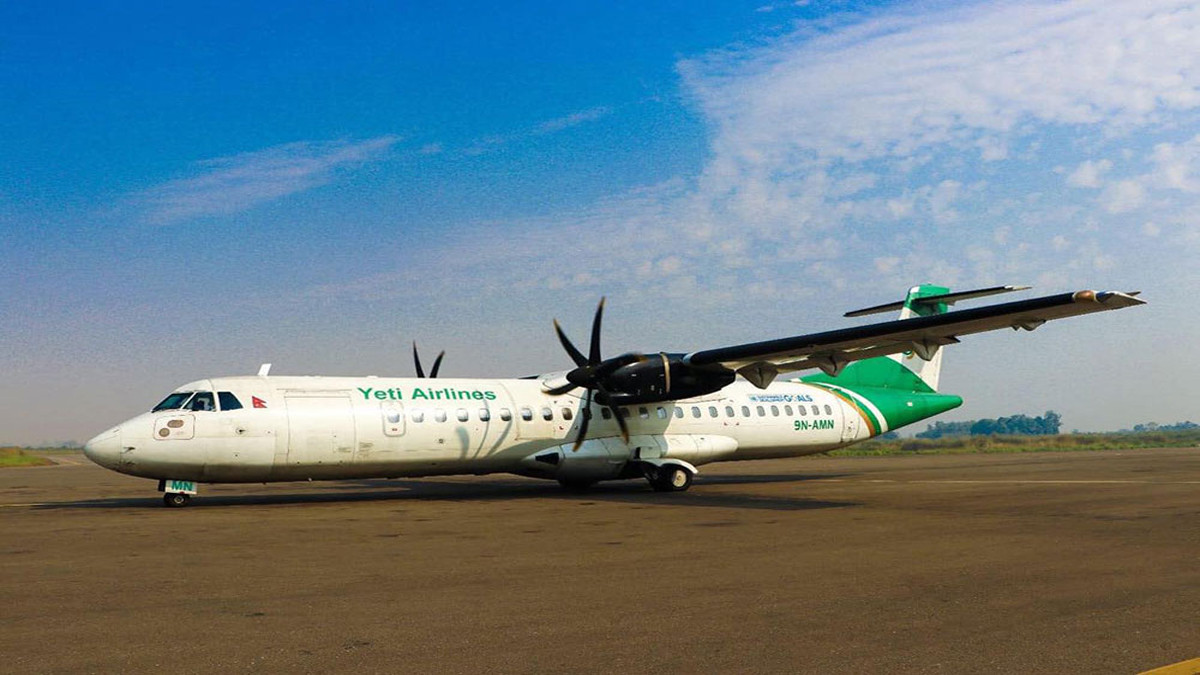 Yeti Airlines aircraft makes safe landing after engine malfunctioned