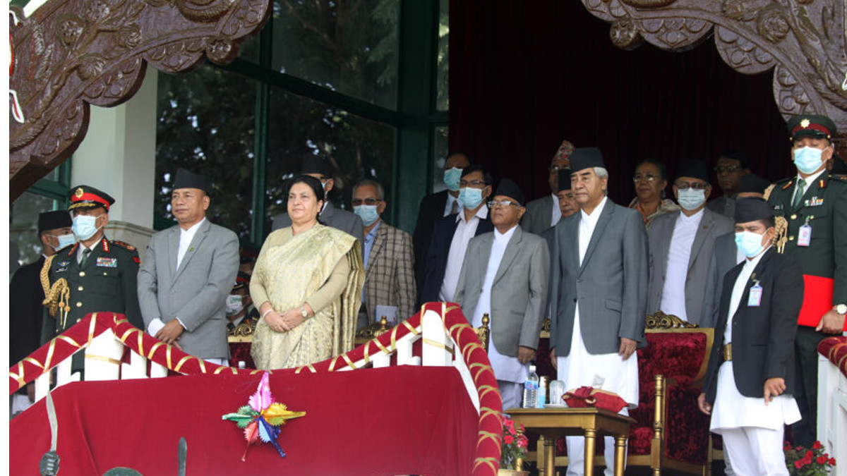 PM ,  President attends main function of Constitution Day