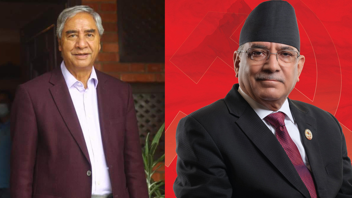 PM Deuba, Dahal meet to discuss seat allocations for elections