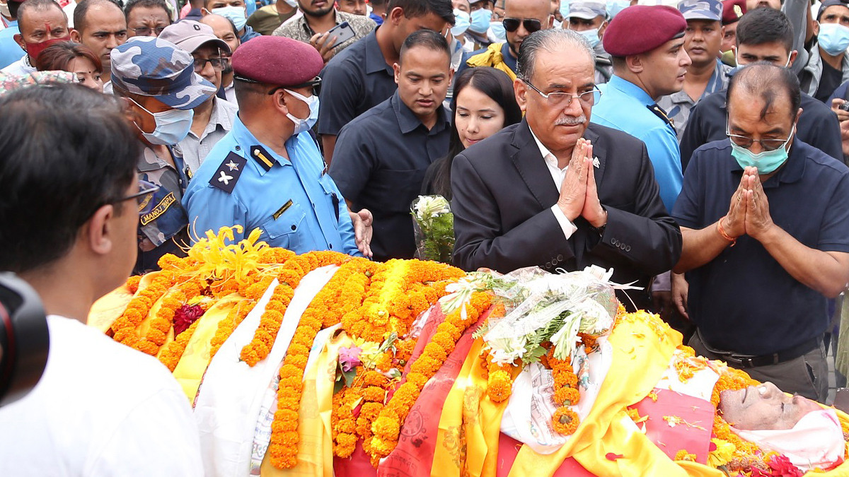 Giri was an intellectual personality of Nepali politics: Chair Dahal