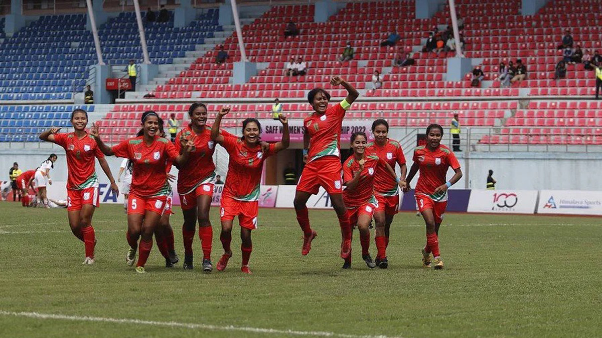 Bangladesh  entered SAFF Championship final after 6 years , defeated Bhutan by   8-0  in semifinal