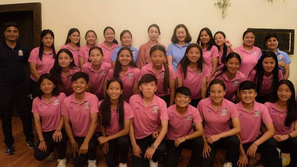 Bhutanese team arrives in view of SAFF Women’s Championship