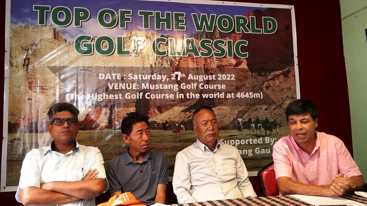 "Top of the World" Golf Challenge is going to be held at Lomanthang,Mustang