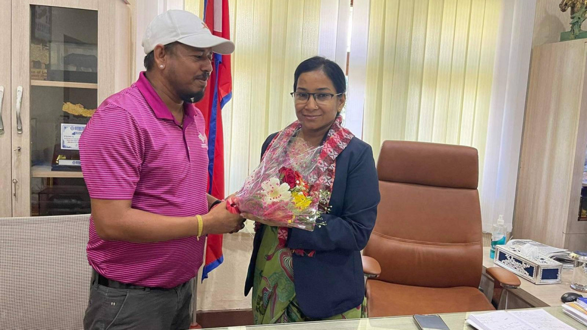 CAN treasurer meets Mayor Renu Dahal