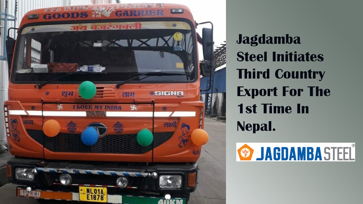 Jagdamba Steel initiates third country export for the first time In Nepal