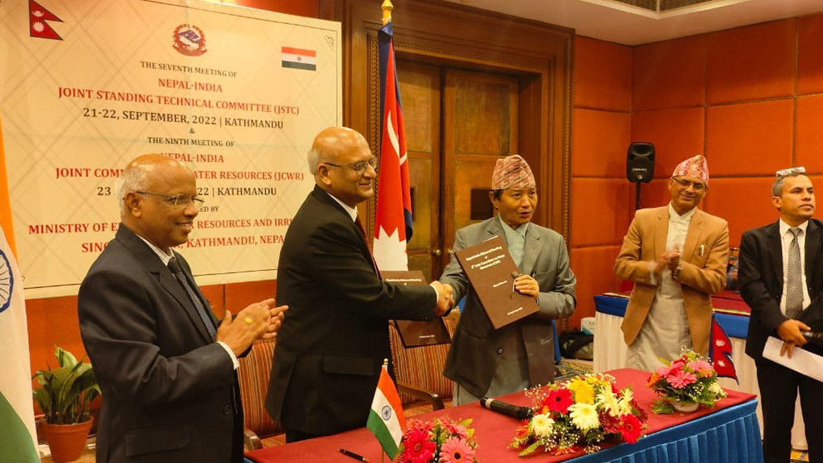 Joint Commission Meeting on Water Resources between Nepal and India  Concluded