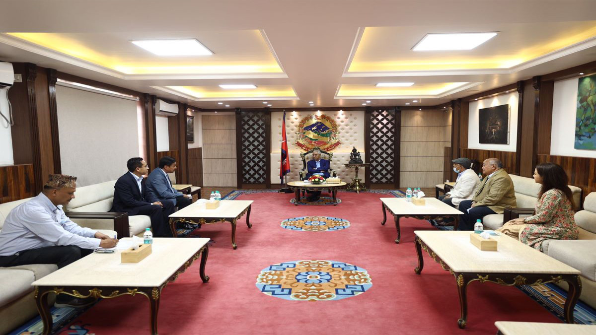 NUSACCI Delegation Calls On PM Deuba, discussed ways to boost export