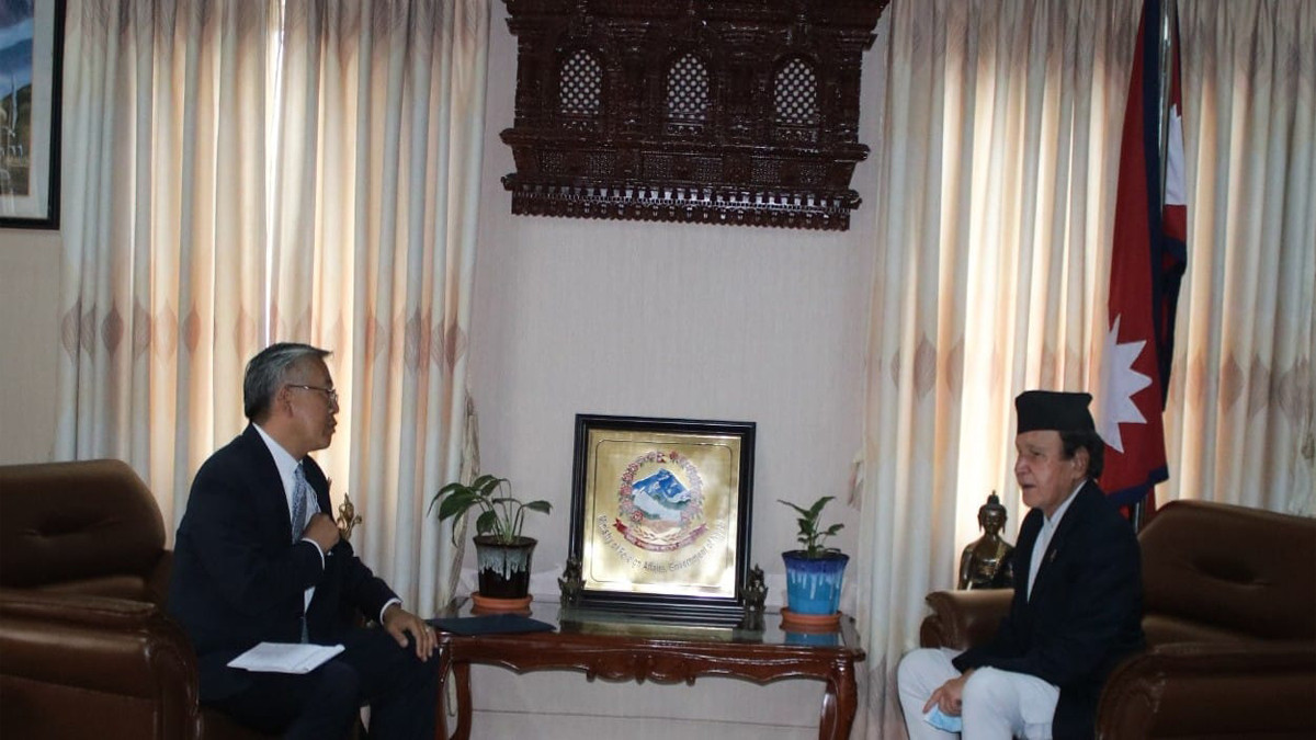 US Assistant Secretary of State Lu meets with Foreign Minister Khadka