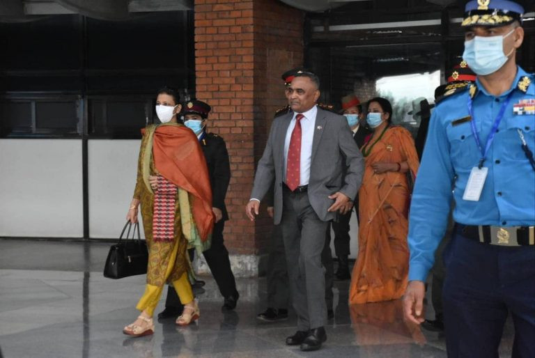 Indian Army Chief Pandey arrived Nepal