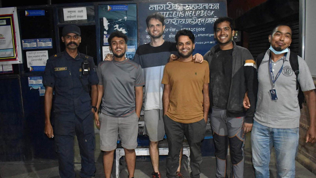 Police rescue missing American and Indian youth in Chandragiri forest