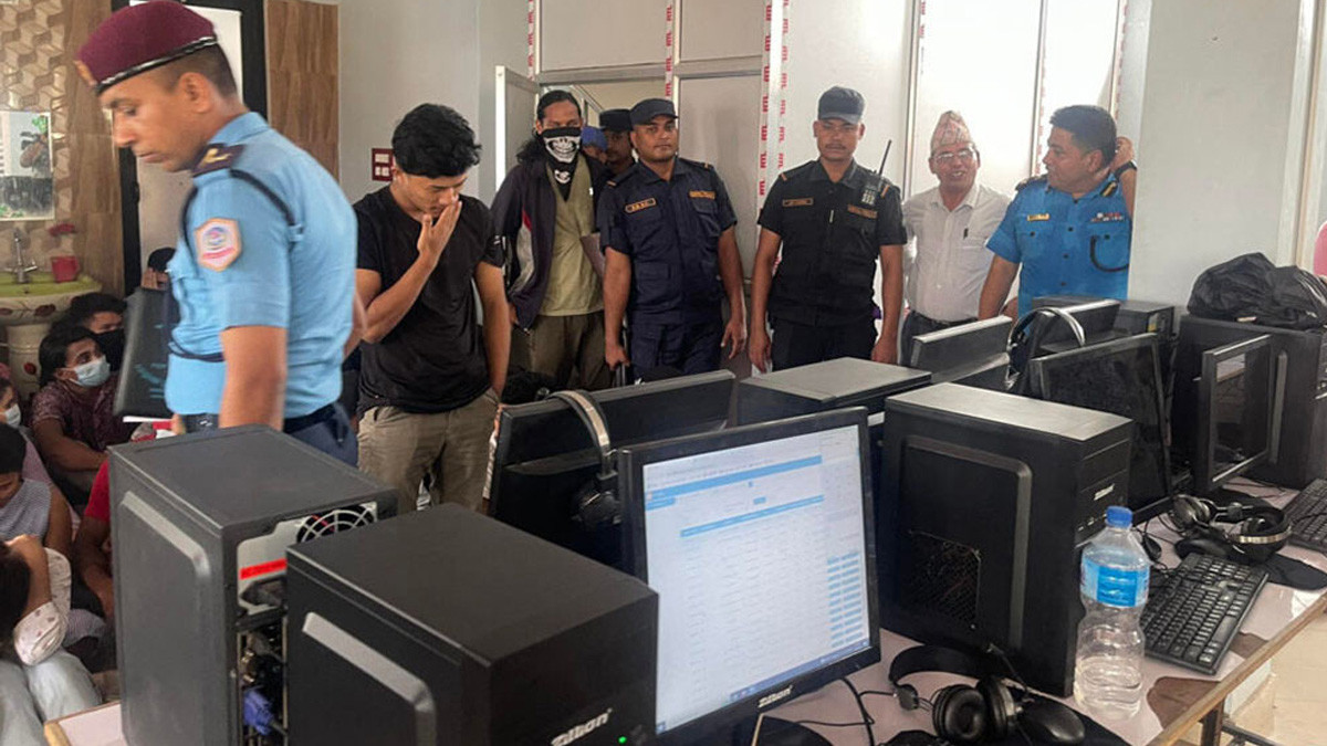 Police breaking Chinese crime network: After Rupandehi, raid on call center in Kathmandu