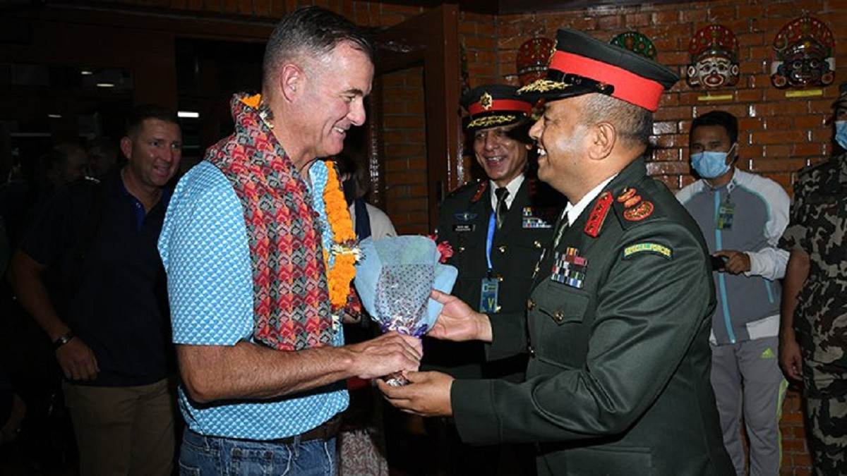 General of US Army Indo Pacific Command arrives in Nepal