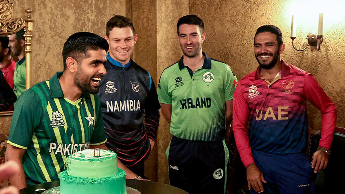 Pakistan Captain Babar Azam turns 28, celebrated birthday with captains of other international teams