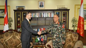 Pakistani Ambassador paid farewell call to COAS General Sharma