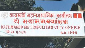KMC starts removing illegal structures constructed at Bagmati River banks