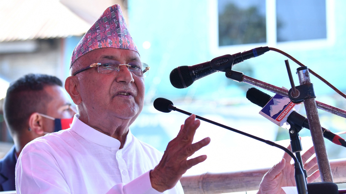 Stable government needed, Oli says