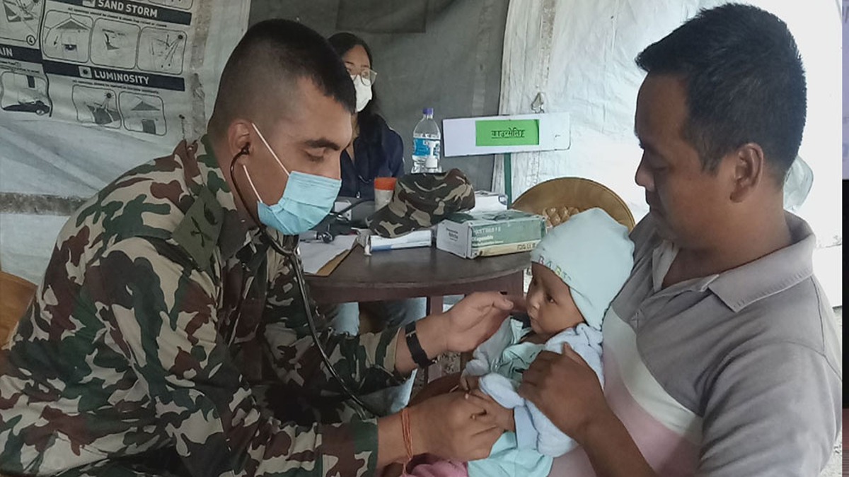 Free medical camp organized by Army